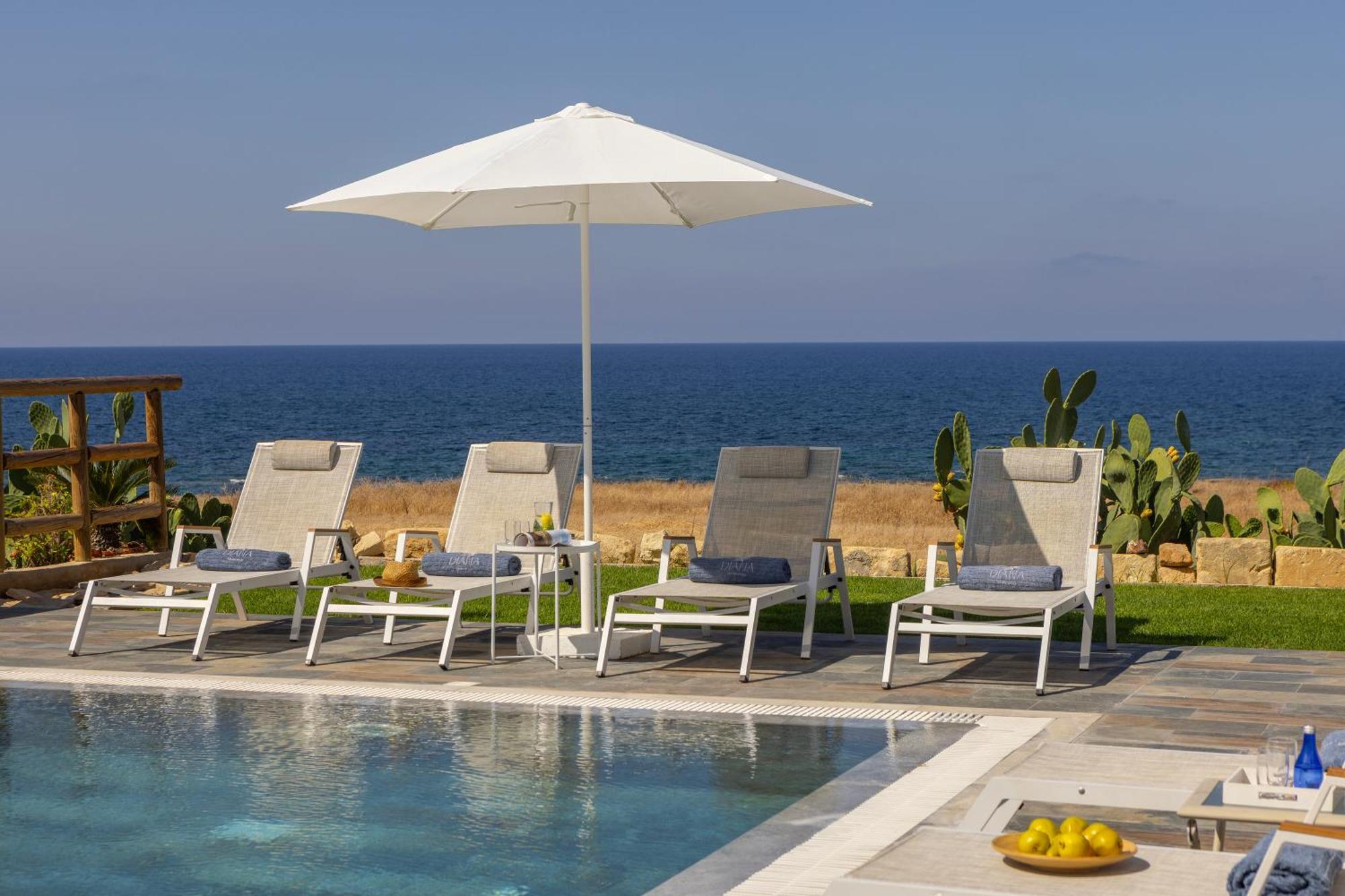 Diana Seaside Villas Pomos Esterno foto